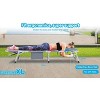 PAGED Patio Chaise Lounge with Face Hole and Removable Pillow,Outdoor Tanning Chairs with 5 levels of Adjustment for Poolside,Backyard - 3 of 4
