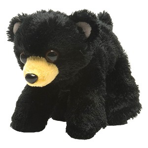 Wild Republic Hug'ems Black Bear Stuffed Animal, 7 Inches - 1 of 1