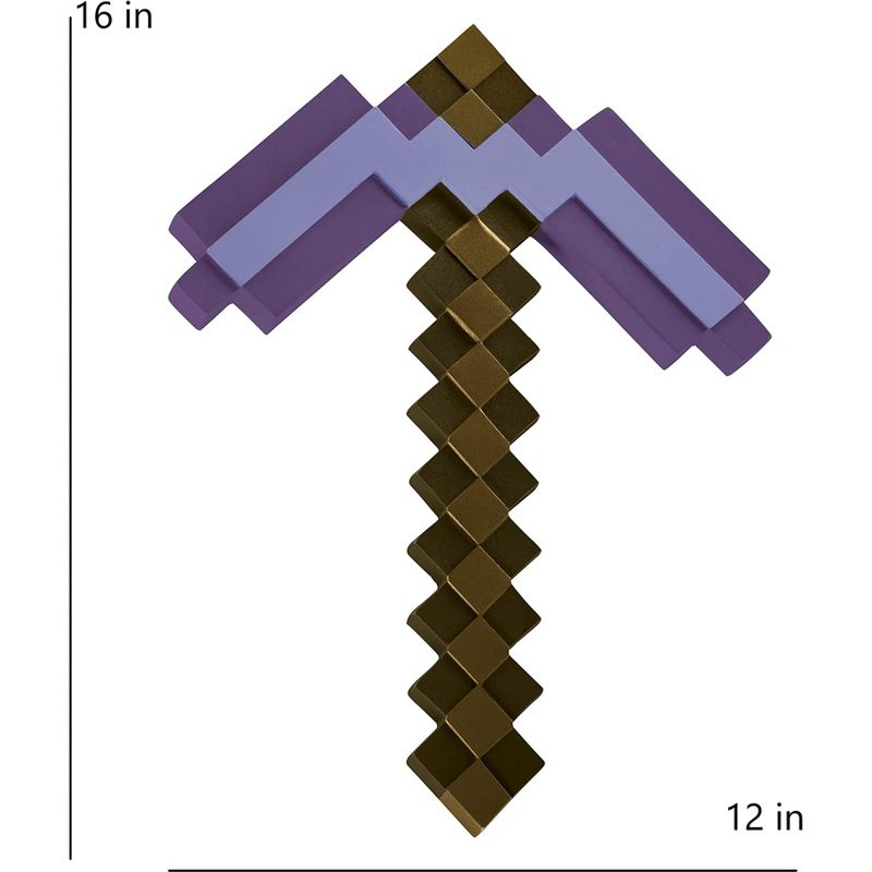 Disguise Minecraft Enchanted Purple Pickaxe Costume Accessory, 2 of 4
