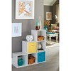 ClosetMaid Cubicals Fabric Drawer, Open Storage Bin for Home Organization, 11" H X 10.5" W X 10.5" D, Yellow - 4 of 4