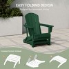 WestinTrends All-Weather Outdoor Patio Poly Adirondack Ottoman Footrest - 4 of 4