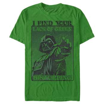 Men's Star Wars Darth Vader St. Patrick's Day Lack of Green T-Shirt