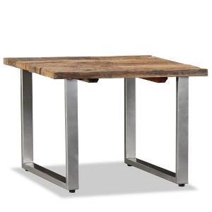 vidaXL Coffee Table Multicolour Solid Reclaimed Wood and Wrought Iron - 1 of 4
