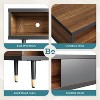 Bestier Mid Century Modern TV Stand for 85 inch TV, 2 in 1 Long TV Cabinet for Living Room - 4 of 4