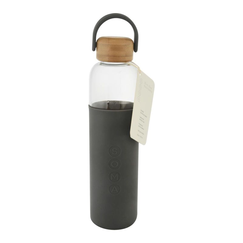 Soma Grey Glass Water Bottle - Case of 4/25 oz, 2 of 4