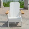 Moda Furnishings Wood Outdoor Adirondack Chair - 2 of 4