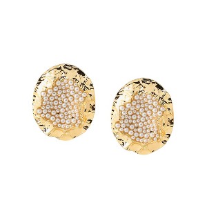 SOHI Women's The Lilypad Drop Earrings - 1 of 4