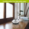 Briarwood Lane Black White Pumpkin Honeycomb - Small Magnetic Paper Decor - 3 x 5 - 3 of 4
