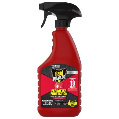 Raid Max Bug Killer Perimeter Protection Bug Spray - 22oz