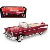 1957 Chevrolet Bel Air Convertible Red 1/18 Diecast Model Car by Road Signature - 4 of 4