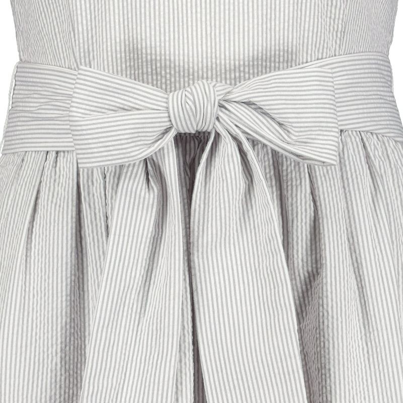 Hope & Henry Womens' A-Line Dress with Sash, 2 of 6