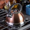 Mr. Coffee Flintshire 1.75 Quart Whistling Stovetop Tea Kettle in Copper - 3 of 4