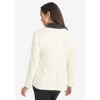Jessica London Women's Plus Size Contrast Collared Blazer - 3 of 4