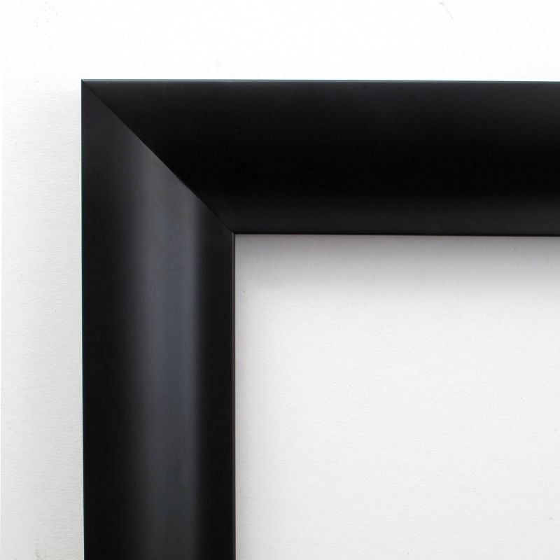 21&#34; x 27&#34; Non-Beveled Steinway Black Scoop Wood Wall Mirror - Amanti Art, 3 of 9
