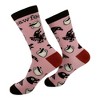 Crazy Dog Women's Cawfee Socks Funny Sarcastic Coffee Graphic Novelty Footwear for Ladies - 2 of 4