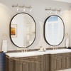 Apmir Oval High-Strength Tempered Glass and Aluminum Alloy Framed French Cleat Mounted Wall Decor Bathroom Vanity Mirror with 5-Year Warranty - 2 of 4