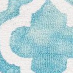 turquoise/ivory