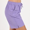 Calypsa Women's Plus Size Chlorine Resistant 7" Board Shorts - 3 of 4