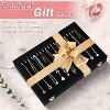 Necklace Organizer Box with Clear Lid, 20-Hook Anti-Tarnish Storage Case - 3 of 4