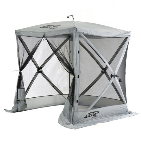 Clam Quick-set Escape 11.5 X 11.5 Ft Portable Pop Up Camping Outdoor Gazebo  Screen Tent Canopy Shelter & Carry Bag With 6 Wind & Sun Panels Accessory :  Target