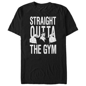 Men's Beauty and the Beast Gaston Gym T-Shirt - 1 of 4