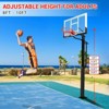 Basketball Hoop Outdoor 62-96in Adjustable for Kids/Youth/Adult, Portable Basketball Hoop Goal System,for Backyard/Driveway/Indoor - 2 of 4