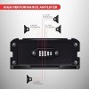 Pyle 4-Channel Waterproof Marine Audio Amplifier - 600 Watts MAX, Weather-Resistant, Compact, Aluminum Heat Sink - 3 of 4