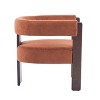 Christopher Knight Home Noah Modern Rubberwood Upholstered Accent Arm Chair - 4 of 4