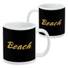 California State University Long Beach Secondary Logo Ceramic Coffee Mug Novelty Gift Mugs for Coffee Tea and Hot Drinks 11oz White - 2 of 4