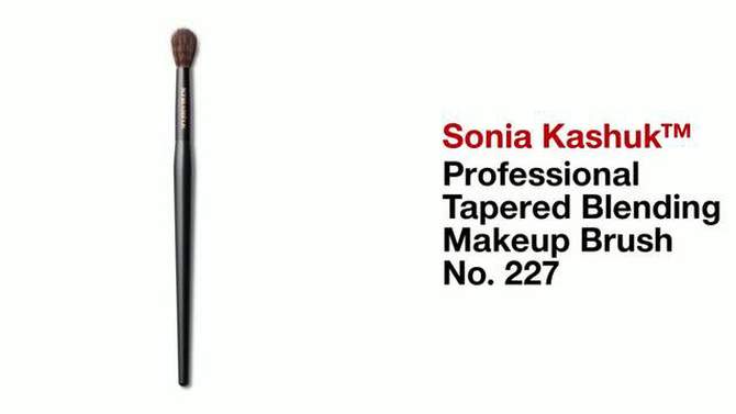 Sonia Kashuk&#8482; Professional Tapered Blending Makeup Brush No. 227, 5 of 6, play video