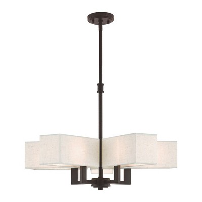 Livex Lighting Rubix 5 - Light Chandelier in  Bronze