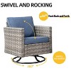 XIZZI 10 Pieces Wicker Furniture Set, Sectional Sofa Set with Wide Armrest and Deep Seat, Rattan Modular Conversation Set for Backyard Garden - 3 of 4