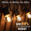 Runesay Dimmable Low Watt LED Bulbs 3 Watt, 25 Watt Small Light Bulbs, E26 Screw Base G40 Globe Edison Light Bulbs, Warm White 2700K, 2PCS - 4 of 4