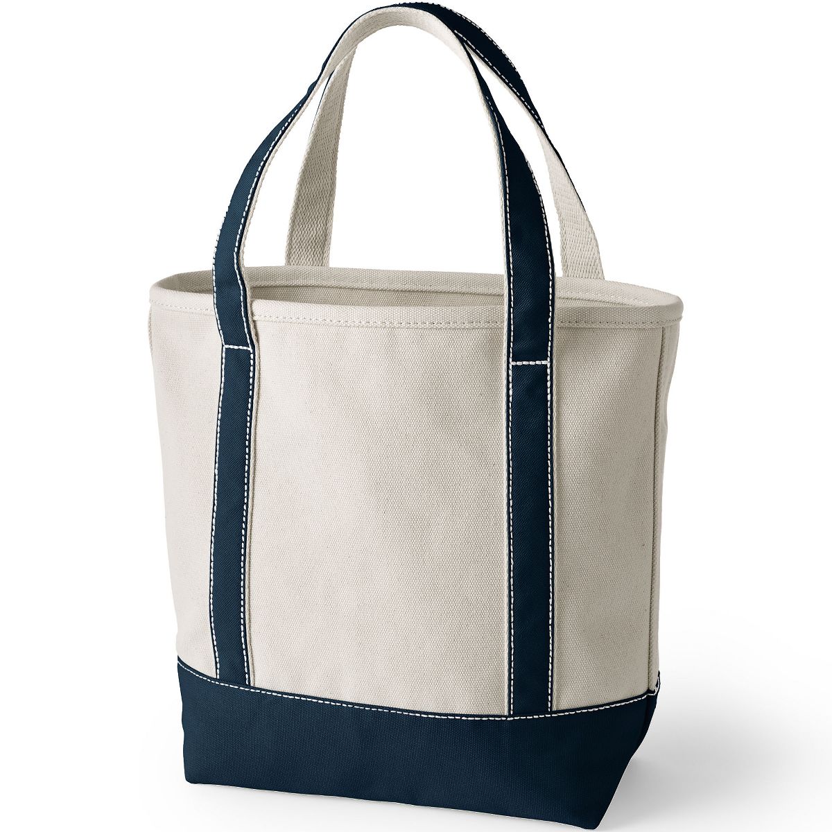 Lands' End Pre-Monogrammed Letter Canvas Tote Bag - thumbnail 6