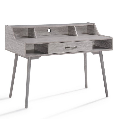 KD002 Modern Office Desk in Matte Gray by J&M Furniture