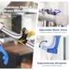 WOWOW Commercial Deck Mounted Glass Filler Faucet, 9 in. High-Arc Glass Filling Water Station in Brushed Nickel - 4 of 4