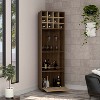 Gulches 12 Bottle Wine Rack 4.4'', Cup Rack, 2 Shelves 20''H x 16.5''H x 20.5''W, 1 Flexible Drawer 14.6''H - 3 of 4