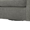 NicBex Performance Fabric Swivel Barrel Chair Modern 360-Degree Rotating Accent Chair for Living Room, Office, Lounge - 3 of 4