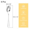 Unique Bargains Reusable Stainless Steel Espresso Sugar Cake Mini Teaspoon - 2 of 4