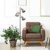64" Traditional 3 Light Metal Floor Lamp with Adjustable Spotlight Shades - Creekwood Home - 2 of 4