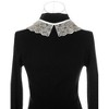 Elerevyo Women Rhinestone Detachable Fake Peter Pan Collar Little Shawl 1 Pc - 3 of 4