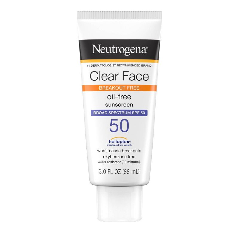 Neutrogena Clear Face Liquid Sunscreen Lotion - 3 fl oz, 1 of 14