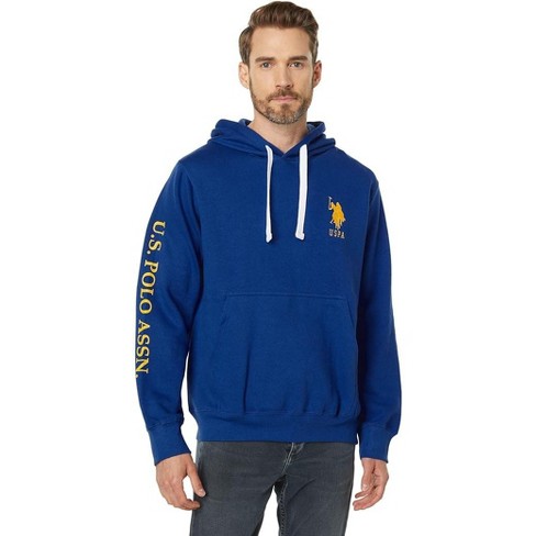 Men's polo hotsell pullover hoodie