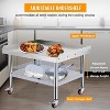 Acekool 24" Stainless Steel Grill Stand – 1000 lb Rated Commercial Table with Adjustable Legs & Safety Baffle - 4 of 4