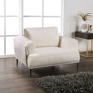 HOMES: Inside + Out Tubera Arm Chair Chenille T Seat Cushion Recliner with Extendable Back - 1 of 4