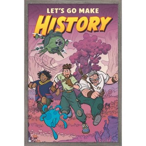 Trends International Disney Strange World - Let's Go Make History Framed Wall Poster Prints - 1 of 4