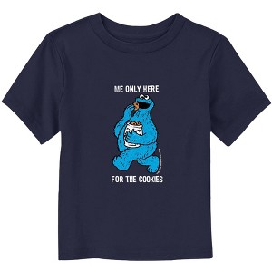 Toddler's Sesame Street Me Only Here for the Cookies Walk T-Shirt - 1 of 3