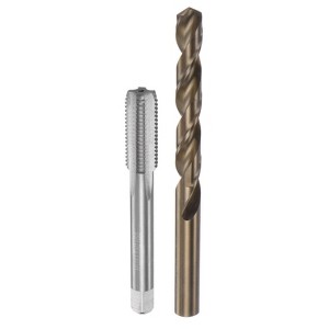 Unique Bargains Cobalt High Speed Steel Straight Flute Twist Drill Bit Tap and Bit Set - 1 of 3
