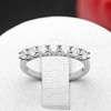 Carla Anniversary Wedding Band Ring Sterling Silver Women Ginger Lyne Collection - 2 of 4