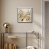 Art Remedy Sage Butterfly Colorful buterfly and flowers wall art Framed - 2 of 4